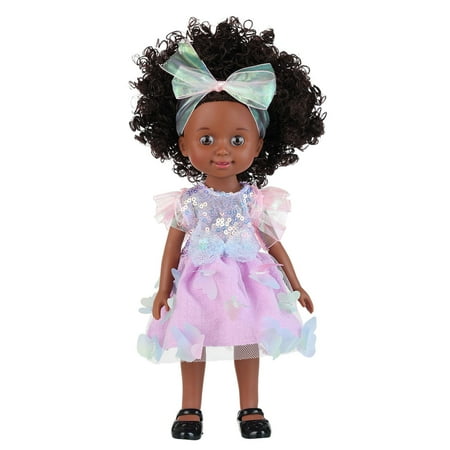 Tarmeek Baby Doll for 18 Month+ Toddlers, Africa Black 10 Inch Realistic Doll Toys for 3 4 5 Year Old Girls and Boys, Birthday Christmas Gifts for Kids