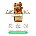thumbnail image 7 of nTRIUQJ Thanksgiving 3D Up Cards Fall Turkey Greeting Cards with Note Card and Envelope for Happy Celebrations with Family and White, 7 of 7