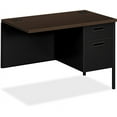 thumbnail image 3 of HON Metro Classic Right Return, 42"W - 2-Drawer 42" x 24" x 29.5" - 2 x Box Drawer(s), File Drawer(s) - Single Pedestal on Right Side - Material: Steel - Finish: Mocha, Thermofused Laminate (TFL), 3 of 4