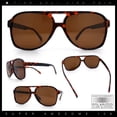 thumbnail image 2 of Polarized Mens Classic Oversized Racer Sport Plastic Sunglasses Tortoise - Brown, 2 of 8