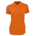 thumbnail image 1 of SOLS - Polo de manga corta para mujer (Naranja), 1 of 3