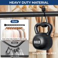 thumbnail image 2 of Barra de armario Mavivegue ajustable de 43 a 213 cm, resistente, negra, 2 of 8