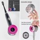 thumbnail image 4 of Wall Mounted Toothbrush Holders,self Adhesive Shower Razor Holder,bathroom Electric Tooth Brushing Holder Organizer,kids Toothbrush Base Stander(red), 4 of 4