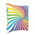 thumbnail image 2 of LNWH Decorative Pillow Covers, Stars Wave Rainbow Square Sofa Decorative Knit Pillow Case, 12"x12", 2 of 8