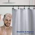 thumbnail image 4 of AURARMLET 12 Pcs Black Curtain Rings Bathroom for Electroplated Surface and Smooth Sliding, 4 of 8