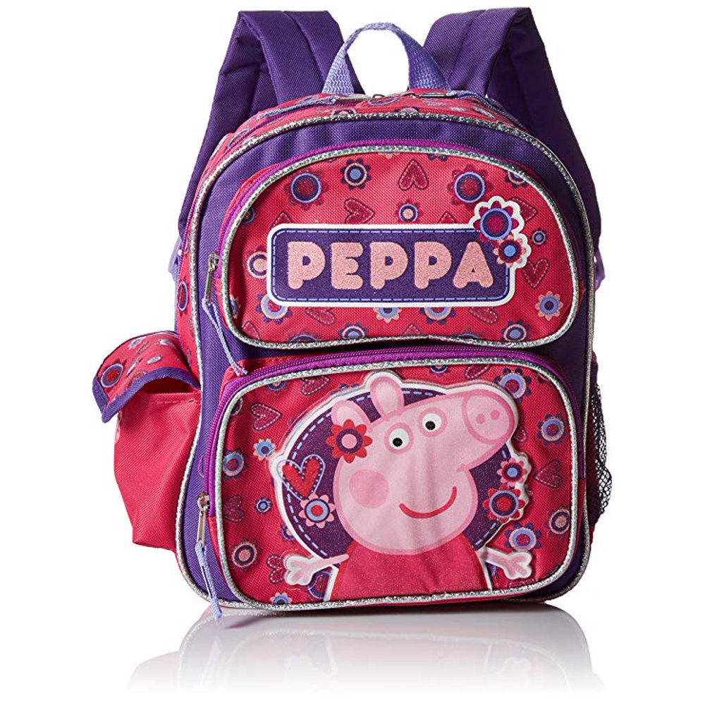 Peppa Pig Small Backpack Peppa Pig Pleasant Peppa Pink 12" New