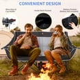 thumbnail image 5 of Slsy Heated Double Camping Chair, 2-Person Heated Folding Chairs for Outdoor Sports w/ 3 Heat Levels & 4 Heating Zones, Patio Lounge Chairs Folding Camping Chair Supports 550 lbs, 5 of 7
