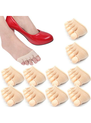 Girls Toe Socks Half Foot Toe Cover Socks Relief Cotton Women Breathable  1-10