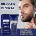 thumbnail image 2 of Men's Permanent Hair Beard Removal Cream, Permanent Hair Removal Cream for Men, Mild Depilatory Fresh Boost Men's Beard Hair Removal, 2 of 5