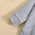 thumbnail image 4 of Scyoekwg Baby Clothes Infant Newborn Baby Boys Sports Sets Fashion Gilrs Fall Clothes Sets Solid Color Long Sleeve Round Neck Tops Drawstring Pants with Pockets Outfits Gray18 Months, 4 of 8