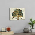 thumbnail image 4 of Tree of Life Abstract Wall Art Rustic Gold and Green Tree Leaf Wall Decor Nature Canvas Pictures for Living Room Bedroom Bathroom Colorful Simple Life Minimalist Poster Office Home Decorations 12x16”, 4 of 6