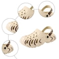 thumbnail image 4 of Rokment Women's Men's Clog Sandals with Adjustable Back Strap Breathable Hollow out EVA Non Slip Closed Toe Waterproof Garden Beach Pool Walking Water Shoes Khaki Size 6.5, 4 of 5