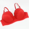 thumbnail image 4 of Women's Push Up Bralette Sexy Lace Lift Full Coverage Everyday Bra Comfortable Plus Size Spaghetti strap Brassiere, 4 of 4