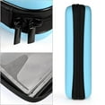 thumbnail image 4 of CD Case, 192 Capacity EVA DVD Case Skyblue Portable Zipper Holder Disc Storage Organizer Wallet, 4 of 5