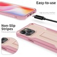 thumbnail image 5 of ExoGuard For iPhone 14 Pro Max Case, Phone Case with Screen Protector and Kickstand (Pink), 5 of 7