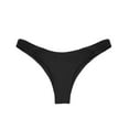 thumbnail image 6 of Ocean Blues Women's Cheeky Brazilian Cut Bikini Bottom Seamless Low Rise Bathing Suit Swim Bottom, 6 of 6