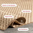 thumbnail image 4 of nuLOOM Camryn Herringbone Indoor/Outdoor Area Rug, 5' x 8', Camryn Brown, 4 of 10