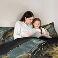 thumbnail image 5 of Feelyou Farmhouse Bass Fish Bedding Comforter Set, Rustic Fishing Animal Twin Comforter Sets, Vintage Lodge Cabin Reversible Bedding Set, Luxury Bedroom Decor, 2pcs, 5 of 8
