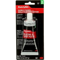 Bondo Glazing and Spot Putty - Fills Imperfections, Fast Dry - 4.5 oz, White