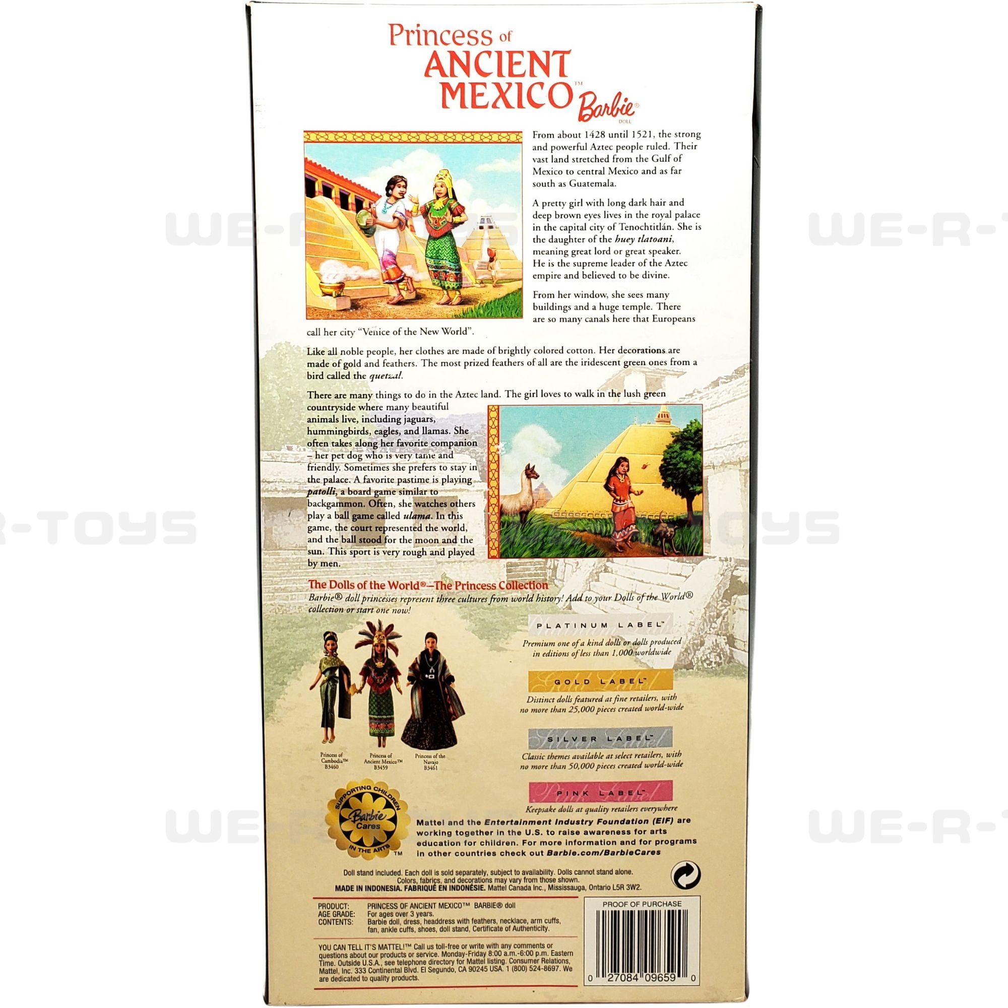 Barbie Dolls of the World Princess of Ancient Mexico Walmart
