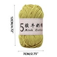 thumbnail image 3 of SSZMDLB under $5 Crochet Yarn, Yarn, 5 Strands Milk Cotton Crochet Thread for DIY Knitting, Baby Sweater, Doll, Scarf, Hat, Soft and Bright Color, Suitable for Beginners and Experienced Crafters, 3 of 6