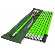 26 Feet Pole Saw,Tree Trimmer Pole Manual Pruner Cutter Set Extendable HeightAdustable System for Sawing and Shearing
