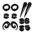 thumbnail image 4 of 12 Pcs Jauges d'Oreille Étirables pour Bijoux, 3 Tailles 6mm, 4 of 6