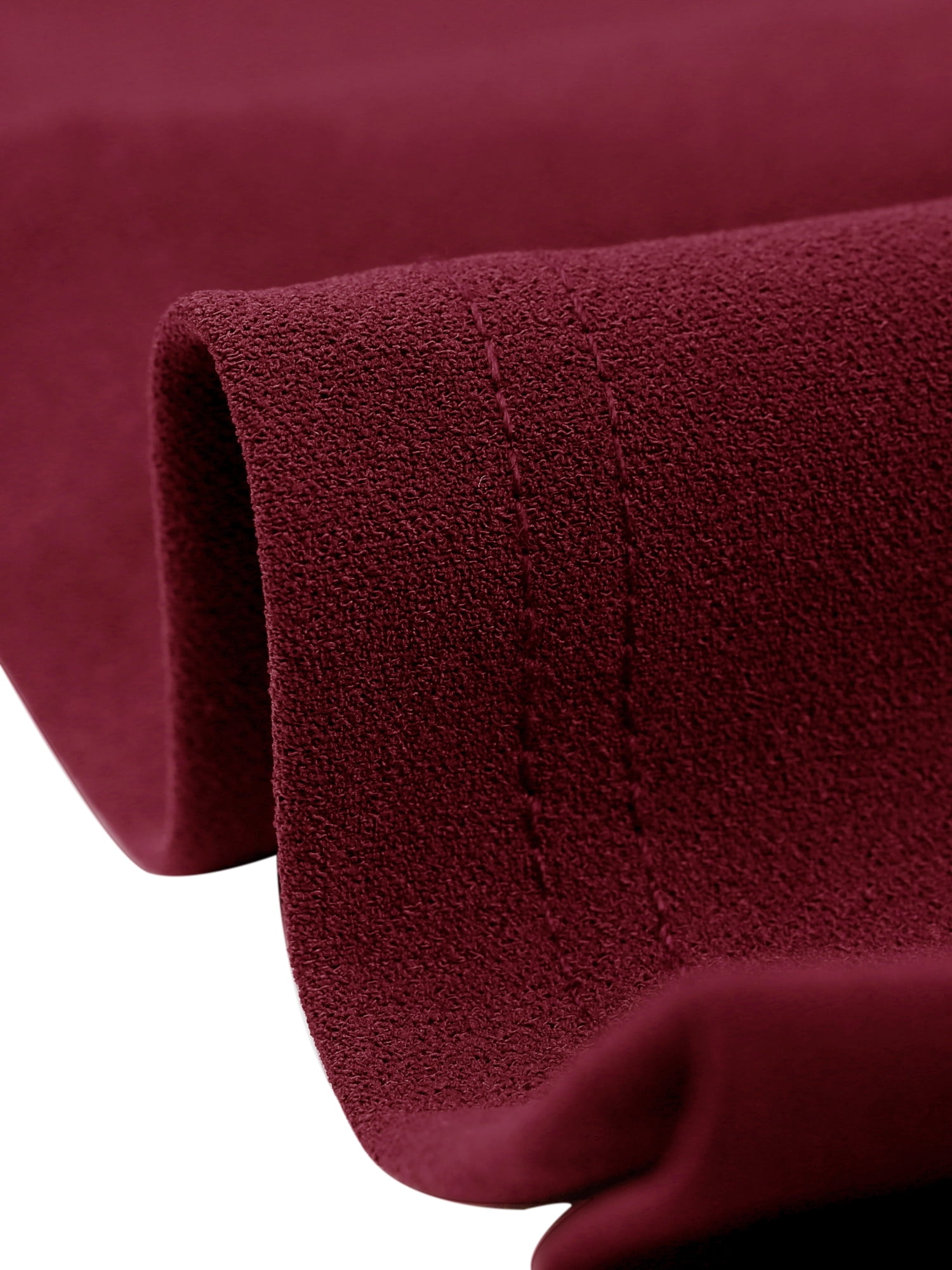 DARING DIVA Women's Peplum Crew Neck Sleeveless Babydoll Vest Blouses L Burgundy