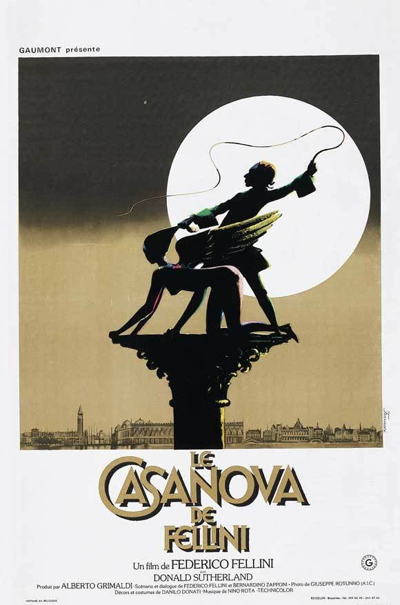 Fellini S Casanova 1976 27x40 Movie Poster French Walmart Com Walmart Com