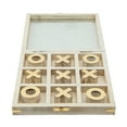 thumbnail image 3 of 8" x 8" Wooden Tic-Tac-Toe Board Contemporary Decorative Tic Tac Toe Game in Case Accent for Home or Office Unique, 3 of 8