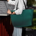 thumbnail image 7 of Honeii Dark teal green for Tote Bag with Adjustable Strap,Beach Bag, Waterproof Sandproof Beach Tote Bag, Large Capacity Foldable Beach Bags, 7 of 7
