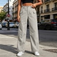 thumbnail image 3 of Aeguzox Womens Pants High Waist Casual Jogger Cargo Pants with Pockets,Sizes S-2XL, 3 of 7