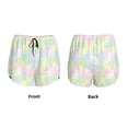 thumbnail image 6 of Uemuo Color Rabbit Pattern Women's Athletic Shorts High Waisted Running Shorts with Liner Pockets Gym Elastic Workout Shorts-X-Large, 6 of 9