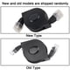 thumbnail image 4 of 1pc Nuevo Ajustable, CAT6 RJ45 Cable De Red Lan Cabo Ethernet 1,5 Retráctil Negro 2m, 4 of 7