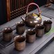 thumbnail image 4 of Juego de té de kung fu de cerámica con tetera de viga, caja de regalo, juego de té de kung fu de cerámica con horno Ru, tetera grande, taza grande, 4 of 5
