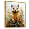 thumbnail image 2 of Designart "Imaginative Beaver Fantasy" Animals Beaver Floater Framed Canvas Prints, 2 of 5