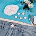 thumbnail image 4 of 10Pcs Pink Button Covers, 4 of 5