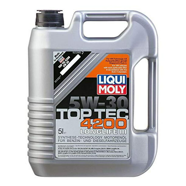 Liqui Moly (2011 Top Tec 4200 5W-30 Synthetic Motor Oil - 5