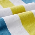 thumbnail image 3 of Great Bay Home 4-Pack Cabana Stripe Beach Towel (4 Pack - 30" x 60", Blue / Yellow), 3 of 3