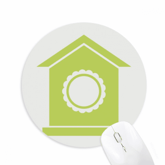 Green Nest Cartoon Mousepad Round Rubber Mouse Pad Non-Slip Game Office