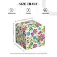 thumbnail image 4 of Naloa Vector Mexican Otomi Style Bright Tissue Box CoverLeather Tissue Holder Square Facial Tissue Case Facial Paper Organizer Dispenser for Bathroom, Vanity Countertop, Tabletop, Car, 4 of 8