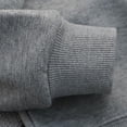 thumbnail image 4 of YiZYiF Kids Boys Casual Sweatshirt Crew Neck Letters Print Long Sleeve Pullover Top School Wear Grey 2-3, 4 of 5