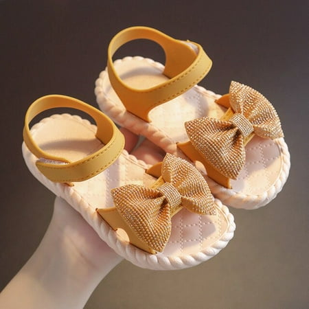 

Summer Little Girls Sandals 2021 New Flower Simple Cute Pink Green Children Sandals Toddler Baby Soft Casual School Girl Shoes