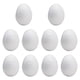 thumbnail image 1 of Huevos de espuma, huevos falsos blancos para manualidades, huevos lisos de poliestireno en blanco para decoración DIY 10 piezas 103 x 72 cm, 1 of 9