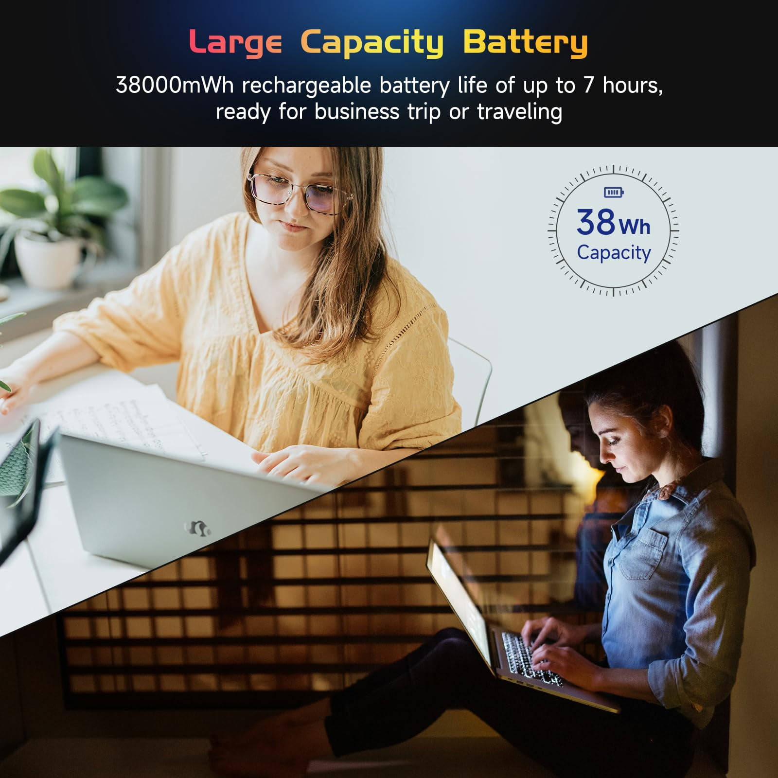 2026 Newest Laptop, 15.6-Inch FHD Display Laptop with Intel 6-Cores i3-1215U, 8GB RAM 256GB SSD Business Laptop Computer, Fingerprint, Type C, Windows 11 Home, Silver
