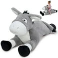 thumbnail image 2 of Tezituor 43.3'' Donkey Stuffed Animal Giant Stuffed Donkey Pillow Plush Toy, 2 of 6