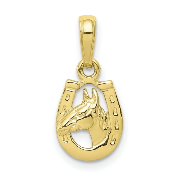 10k Standing Horse Pendant