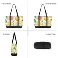 thumbnail image 6 of FORMRS Canvas Laptop Tote Bag for Women with 15.6" Computer Compartments Shoulder Handbag, Candy Lemon, 6 of 7