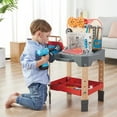 thumbnail image 4 of Hape: Junior Inventor: Vehicle Service & Repair Workbench - 71pc, Wooden Toy Tool Station, Battery Powered Electric Drill, STEM Playset, Kids Ages 3+, 4 of 8