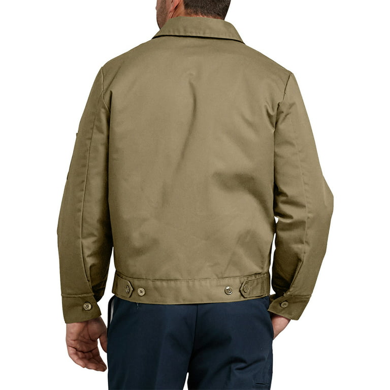 Dickies Men's TJ15 Insulated Eisenhower Zip Up Jacket Military Khaki 3XL